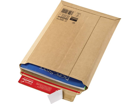 ColomPac Pochette d'expédition, en carton ondulé marron