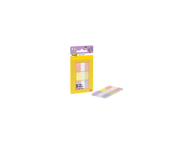 Post-it Marque-page Index Strong, Standard, pastel