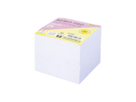 folia Bloc cube, 90 x 90 mm, 700 feuilles, blanc