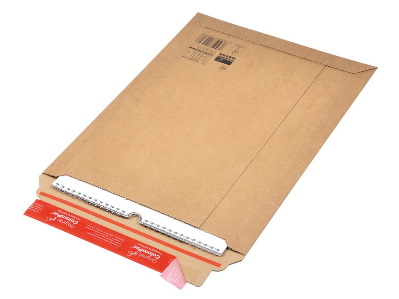 ColomPac Pochette d'expédition, en carton ondulé, B4, marron