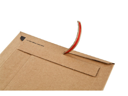 ColomPac Pochette d'expédition, en carton ondulé, B4, marron