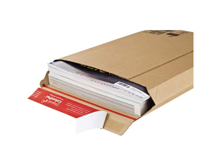 ColomPac Pochette d'expédition, en carton ondulé marron