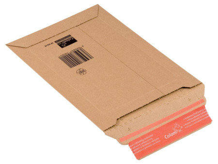 ColomPac Pochette d'expédition en carton ondulé marron