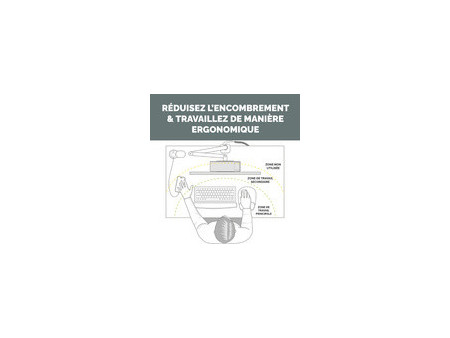 Fellowes Prise encastrée pour table Power Spot, type E, noir