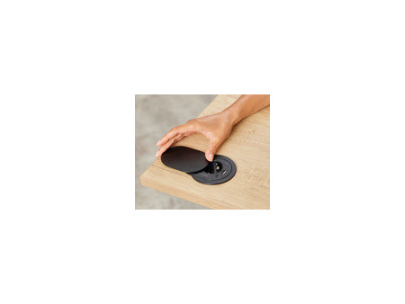 Fellowes Prise encastrée pour table Power Spot type E, blanc