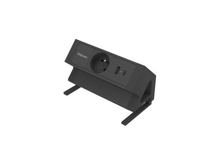 Fellowes Multiprise de table Power Desk, type E, noir