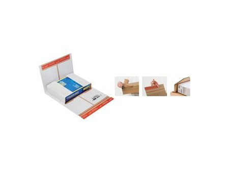 ColomPac Emballage d'expédition universel, A4, blanc