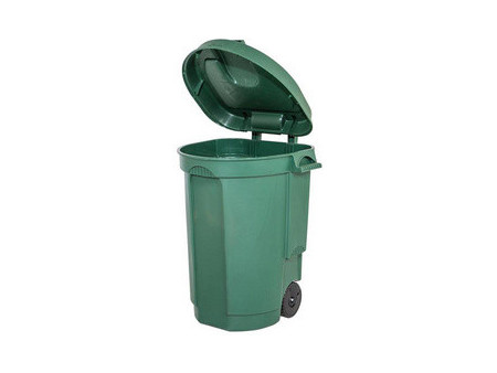EDA Poubelle, 110 litres, plastique, noir