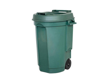 EDA Poubelle, 110 litres, plastique, vert