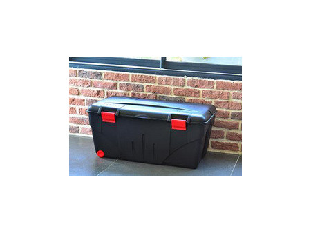 EDA Boîte de rangement TRAFIC, 200 litres, noir/rouge