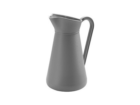 EDA Cruche en plastique, 5 litres, gris