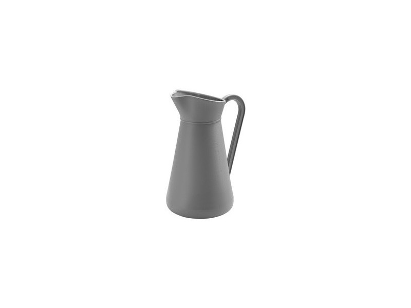 EDA Cruche en plastique, 5 litres, gris
