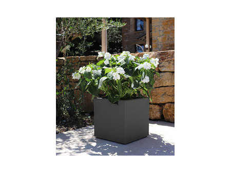 EDA Bac à plantes BASALT UP, cubique, 295 mm, vert amande