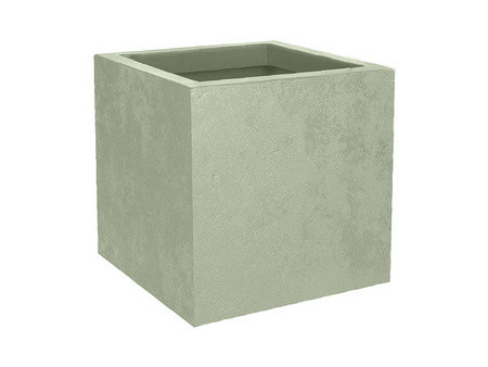 EDA Bac à plantes BASALT UP, cubique, 295 mm, vert amande