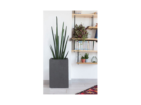 EDA Bac à plantes BASALT UP, colonne, (H)495 mm, vert amande