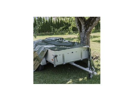 AGRIplus Bâche toile avec oeillets, 5 x 8 m, 100 g, vert