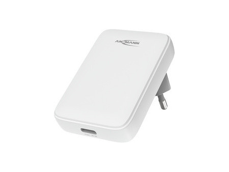 ANSMANN Chargeur secteur USB 130PD, plat, blanc
