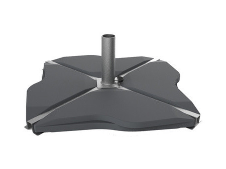 EDA Lest en béton pour parasol, 12 kg, gris foncé