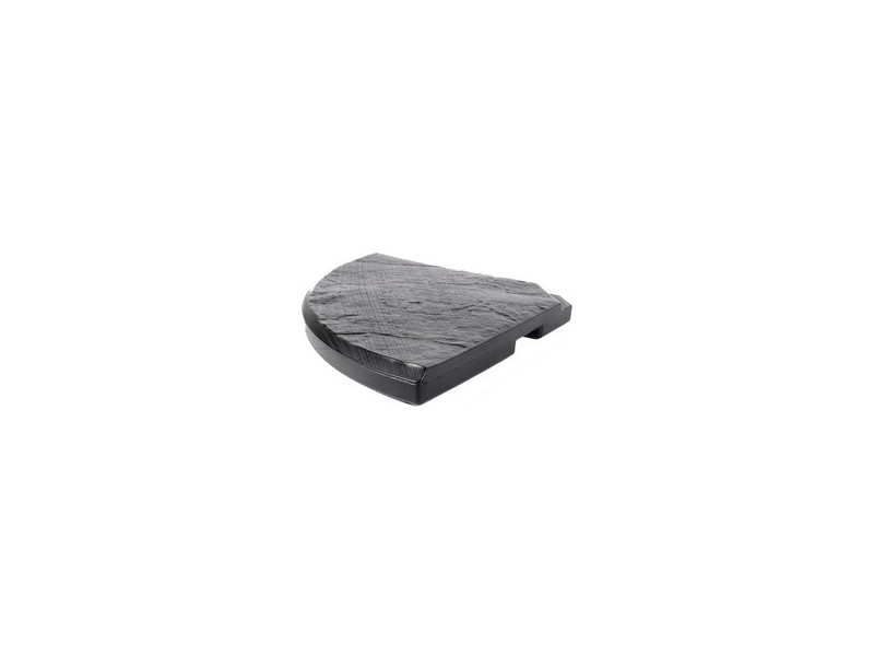 EDA Lest en béton pour parasol, 18 kg, gris foncé