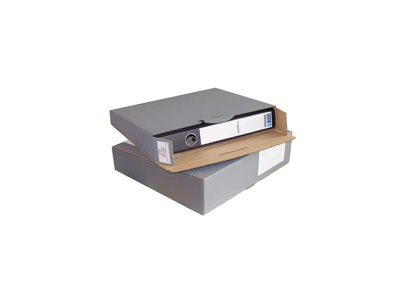 ColomPac Carton d'expédition pour classeur, (L)80 mm, gris