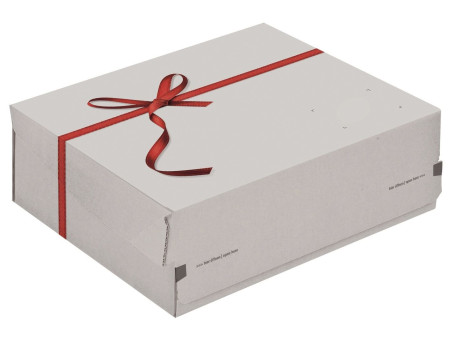 ColomPac Boîte cadeau, taille: M, noeud rouge