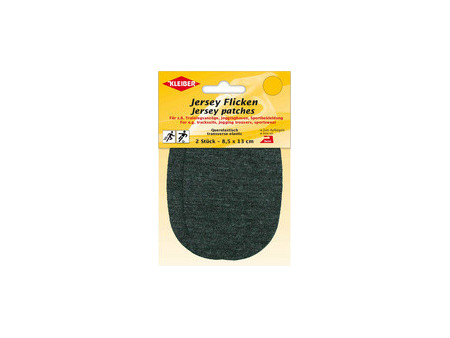 KLEIBER Patch thermocollant jersey, gris clair chiné