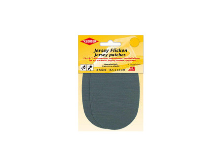 KLEIBER Patch thermocollant jersey, gris foncé