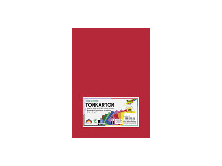 folia Carton de couleur A4, 180 g/m2, assorti en 12 couleurs