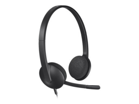 LOGI H340 USB Headset black