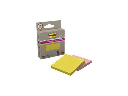 Post-it Bloc-notes Super Sticky Recycling Notes, menthe/bleu
