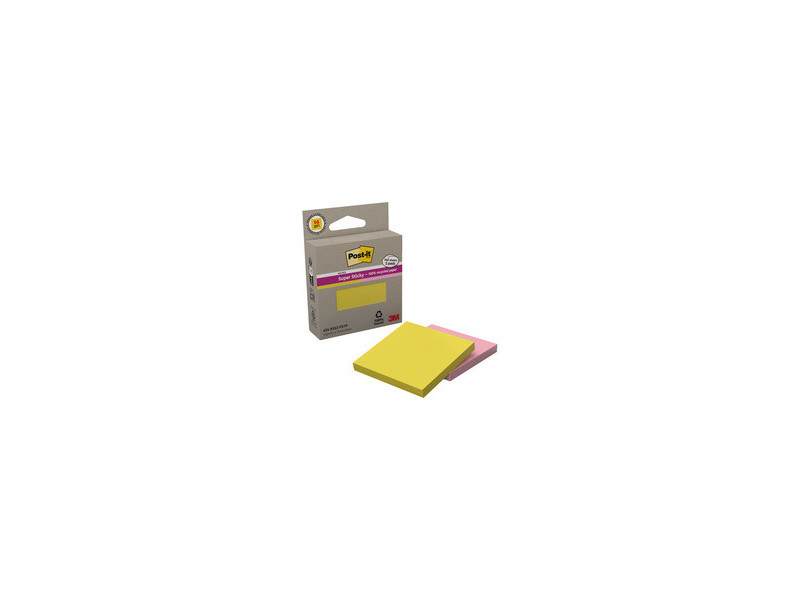 Post-it Bloc-notes Super Sticky Recycling Notes, menthe/bleu