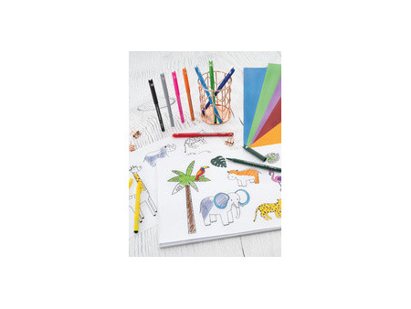EBERHARD FABER Feutre Animal COLORI, étui en carton de 12