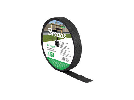 Bradas Bande de ligature pour arbres, PP, 25 mm x 25 m, noir