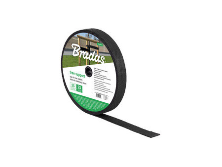 Bradas Bande de ligature pour arbres, PP, 50 mm x 25 m, noir