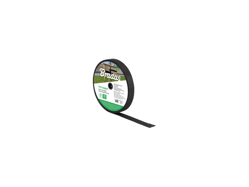 Bradas Bande de ligature pour arbres, PP, 50 mm x 25 m, noir