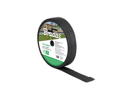 Bradas Bande de ligature pour arbres, PP, 50 mm x 25 m, noir