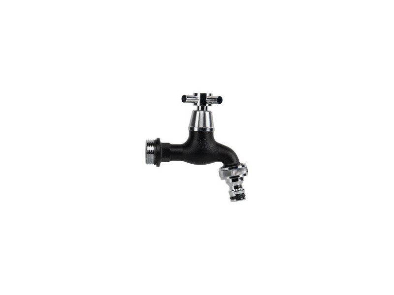 Bradas Robinet 3/4', boisseau sphérique, noir mat