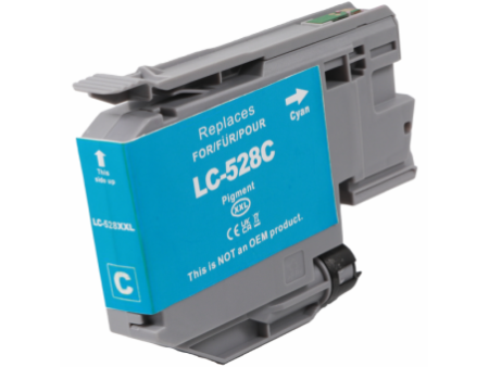 Cartouche compatible BROTHER LC528C - Cyan - 5.000 pages