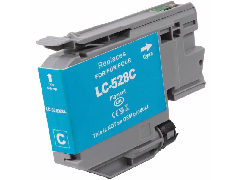 Cartouche compatible BROTHER LC528C - Cyan - 5.000 pages