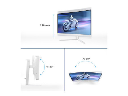 PHILIPS 31.5p 2560x1440 VA Curved
