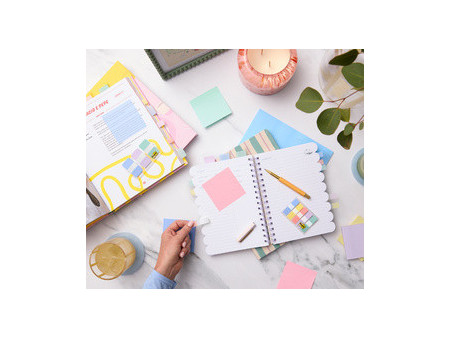 Post-it Marque-page Super Sticky Page Marker Pastel, 15x50mm