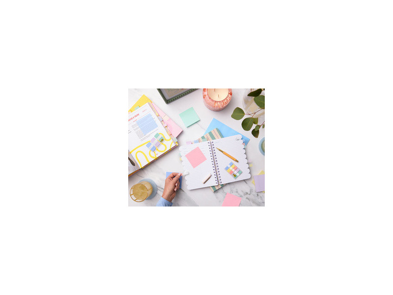 Post-it Marque-page Super Sticky Page Marker Pastel, 15x50mm