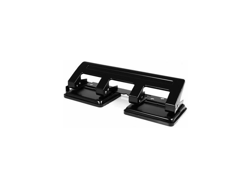 pavo Perforateur 4 trous, capacité: 20 feuilles, noir