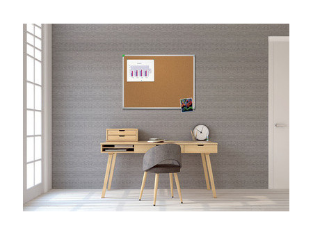 FRANKEN Tableau en liège U-Act! Line, 450 x 600 mm, marron