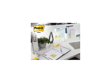 Post-it Bloc-notes adhésif, 127x76 mm, jaune, 16+4 gratuits