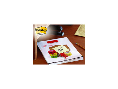 Post-it Bloc-notes adhésif, 127x76 mm, jaune, 18+6 gratuits