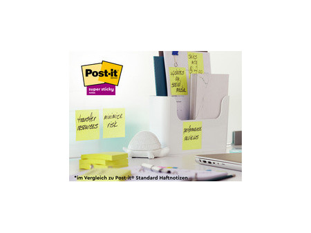Post-it Bloc-notes super sticky Recycling notes, ligné
