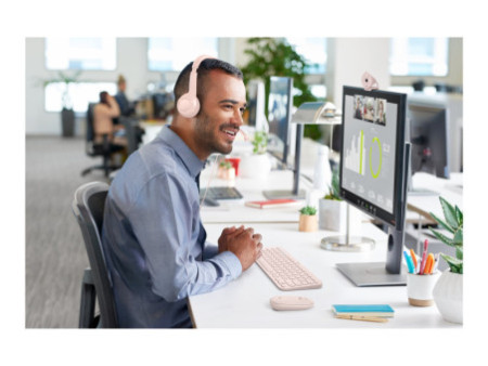 LOGI H390 USB Computer Headset - ROSE