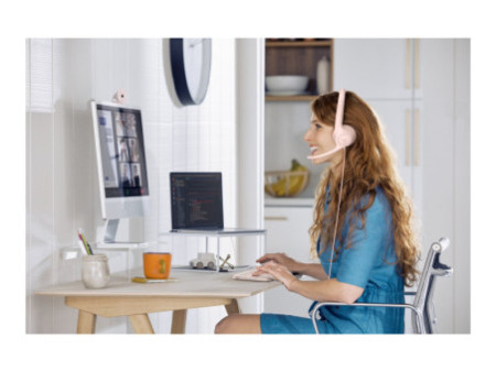 LOGI H390 USB Computer Headset - ROSE