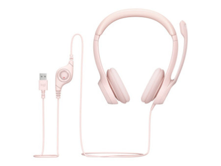 LOGI H390 USB Computer Headset - ROSE